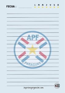 Hoja A5 Paraguay