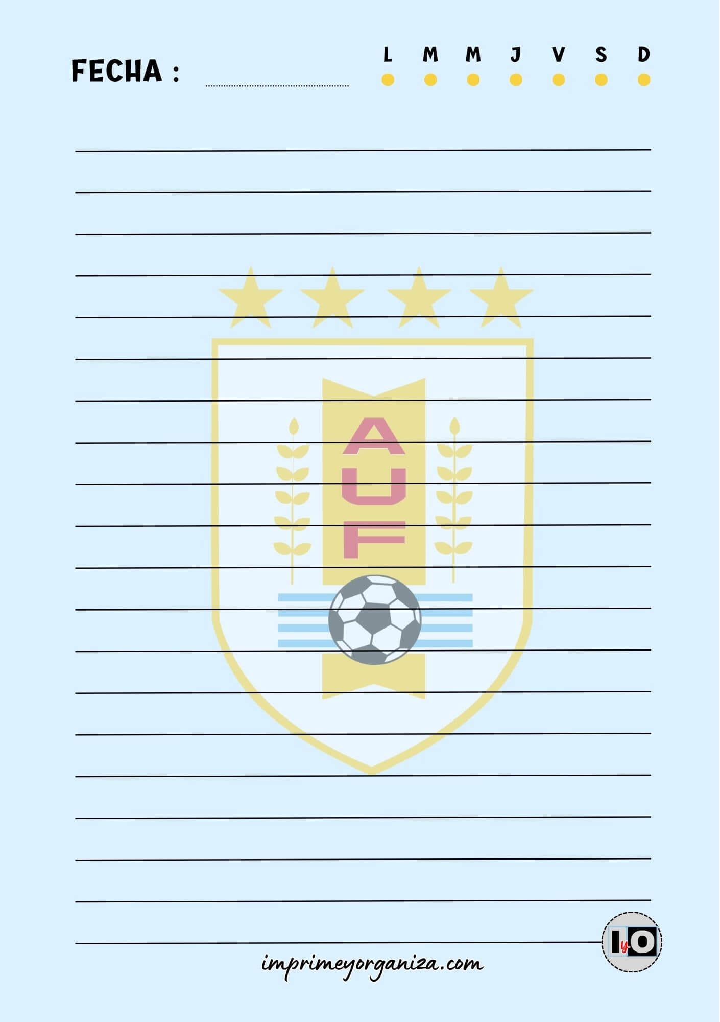 Hoja A5 Uruguay