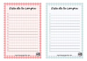 Listas de la compra vichy