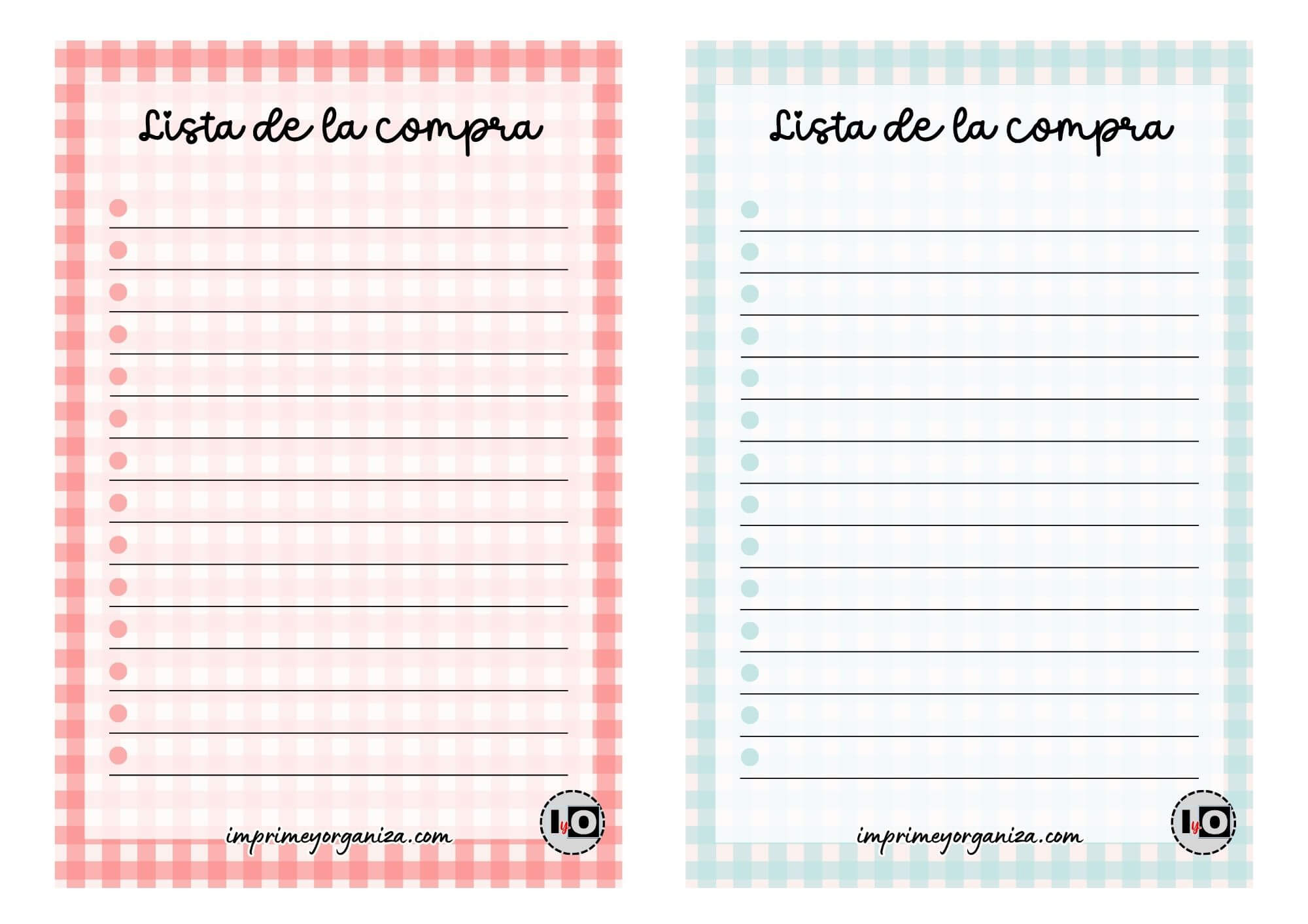 Listas de la compra vichy