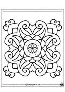 Mandala fácil 1