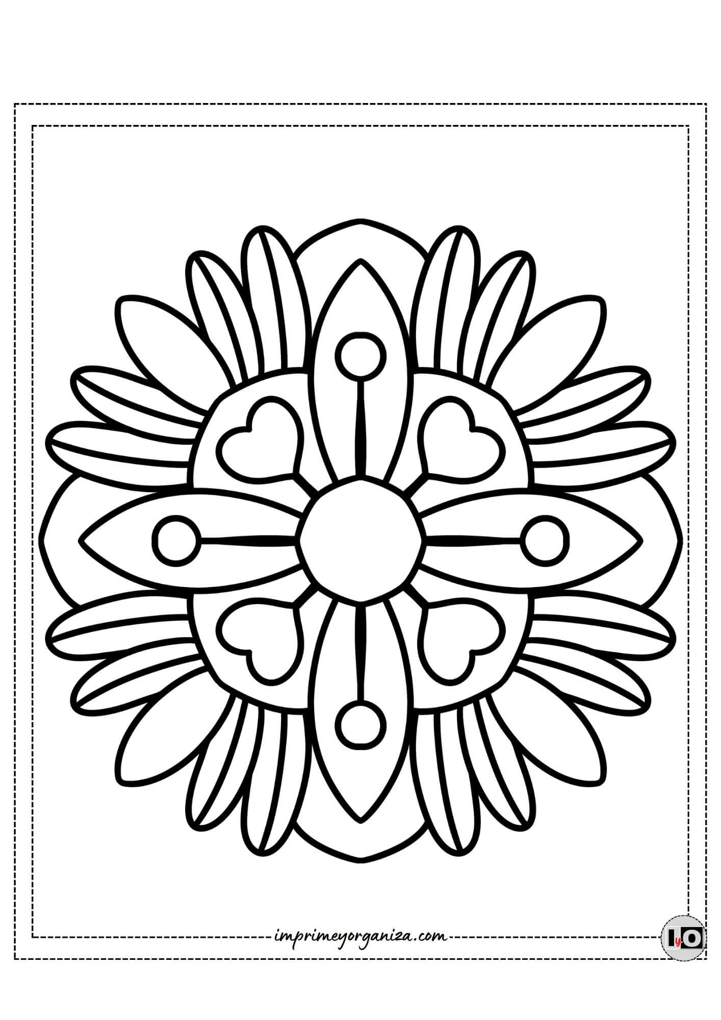 Mandala fácil 2