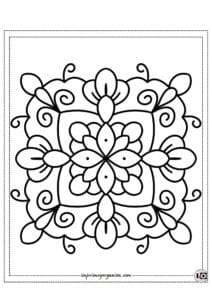 Mandala fácil 3