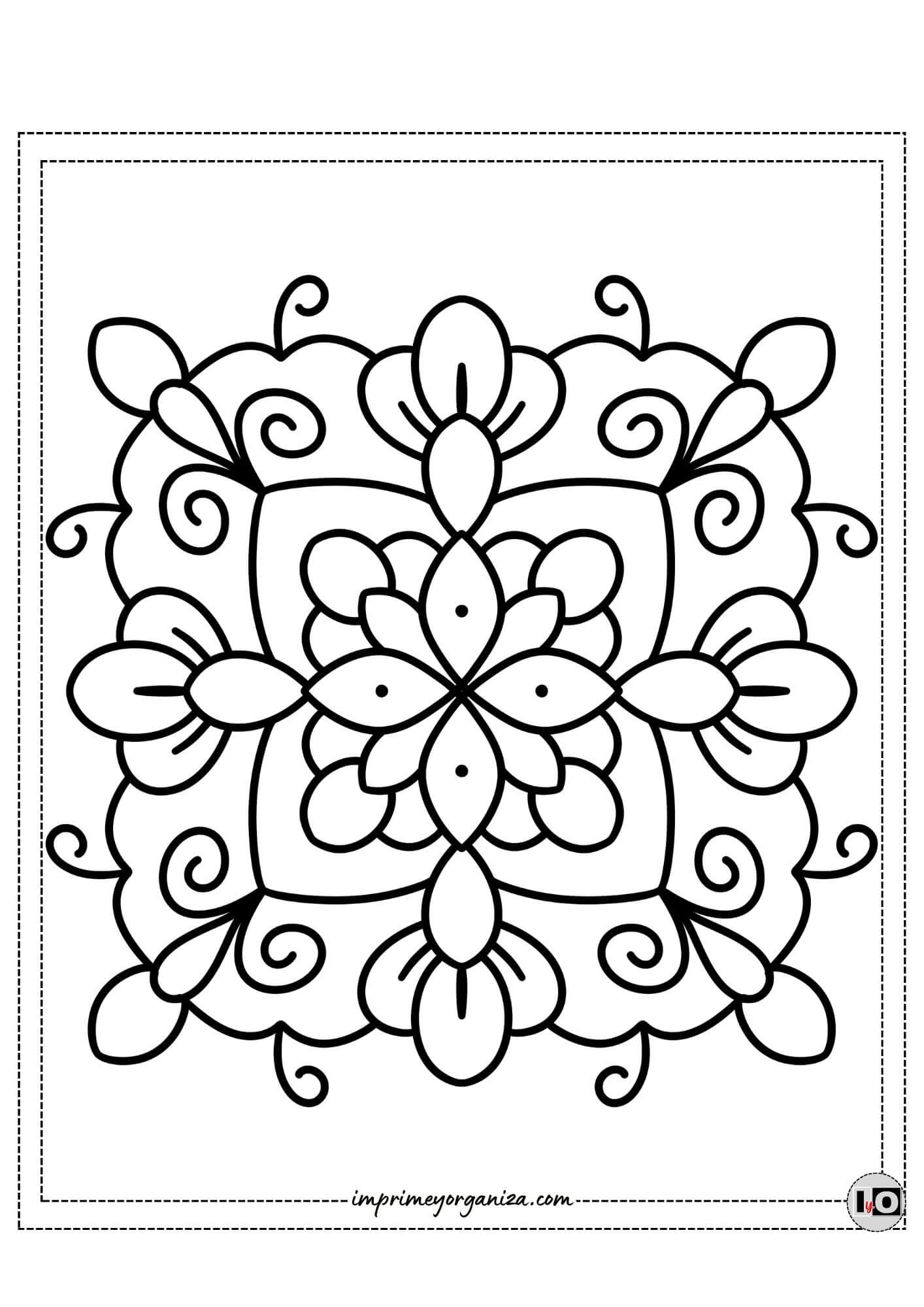 Mandala fácil 3