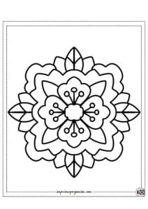 Mandala fácil 4
