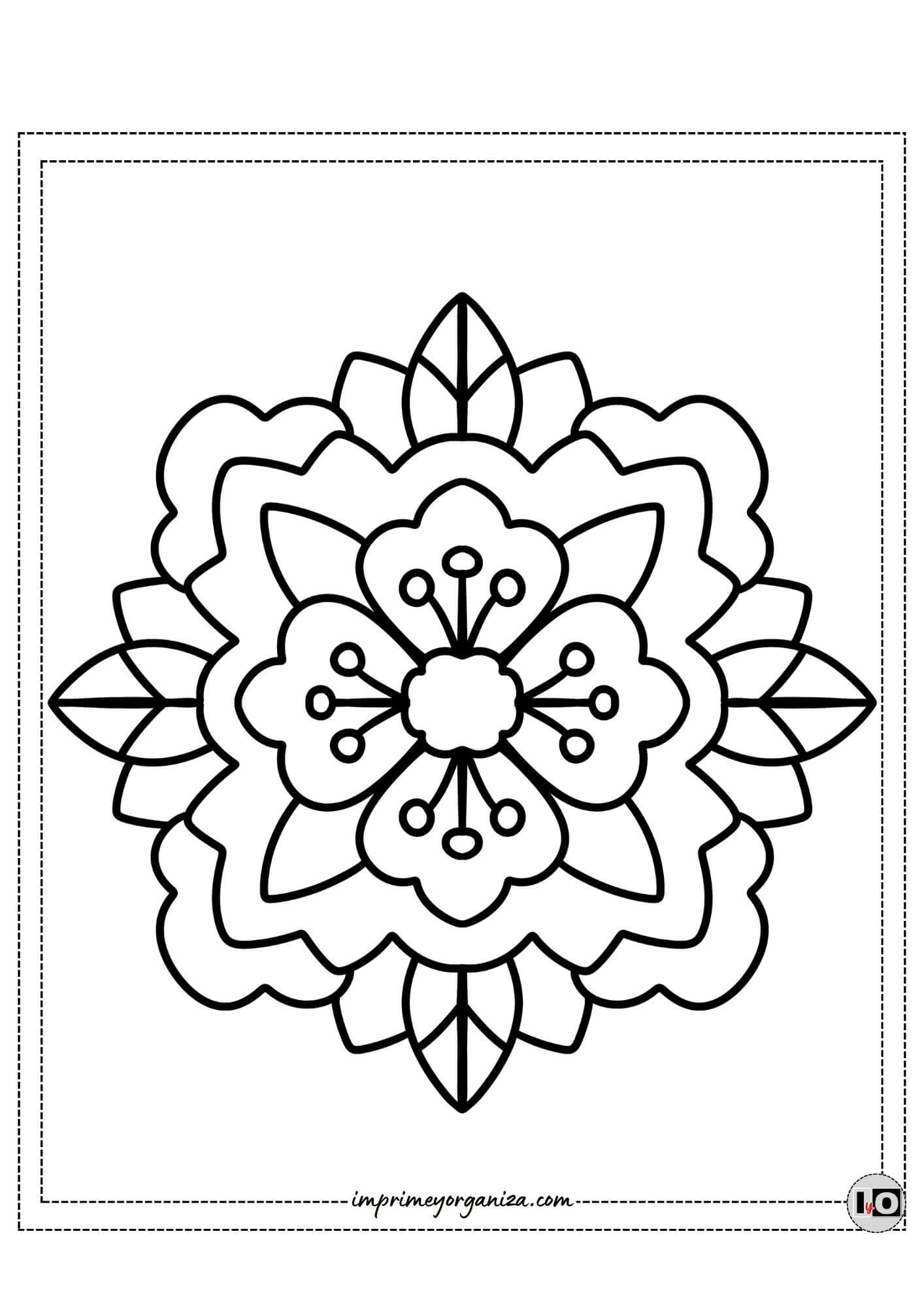 Mandala fácil 4