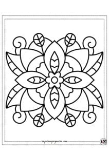 Mandala fácil 5