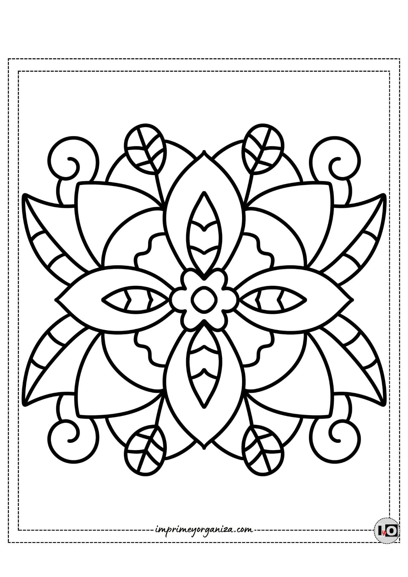 Mandala fácil 5