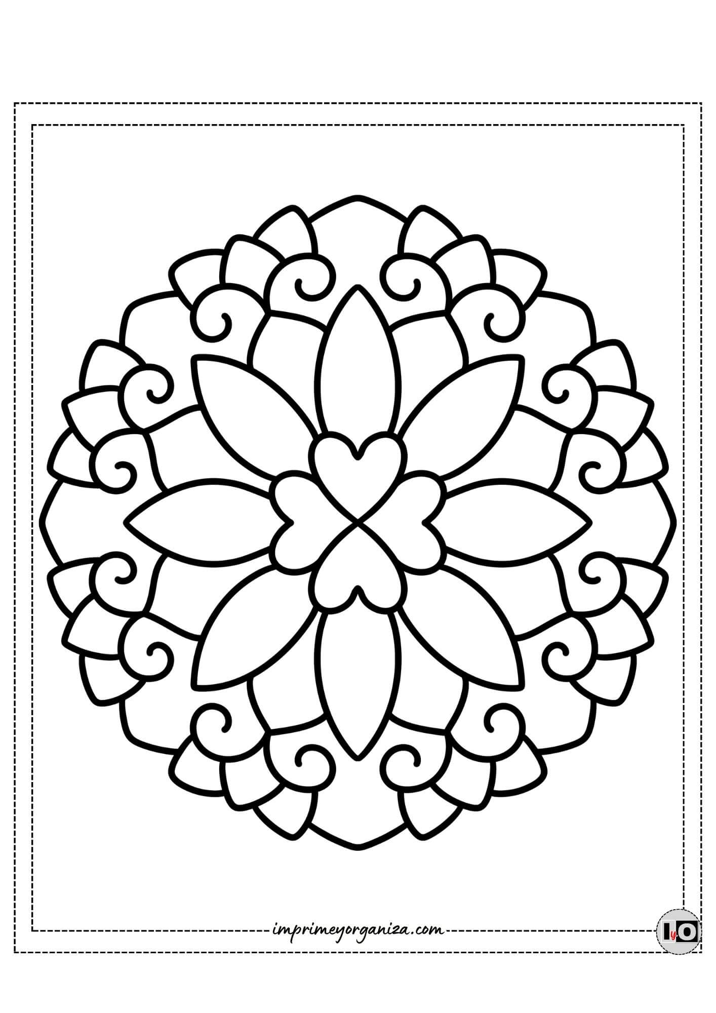 Mandala fácil 6