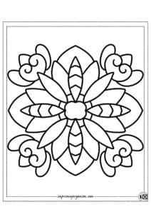 Mandala fácil 7