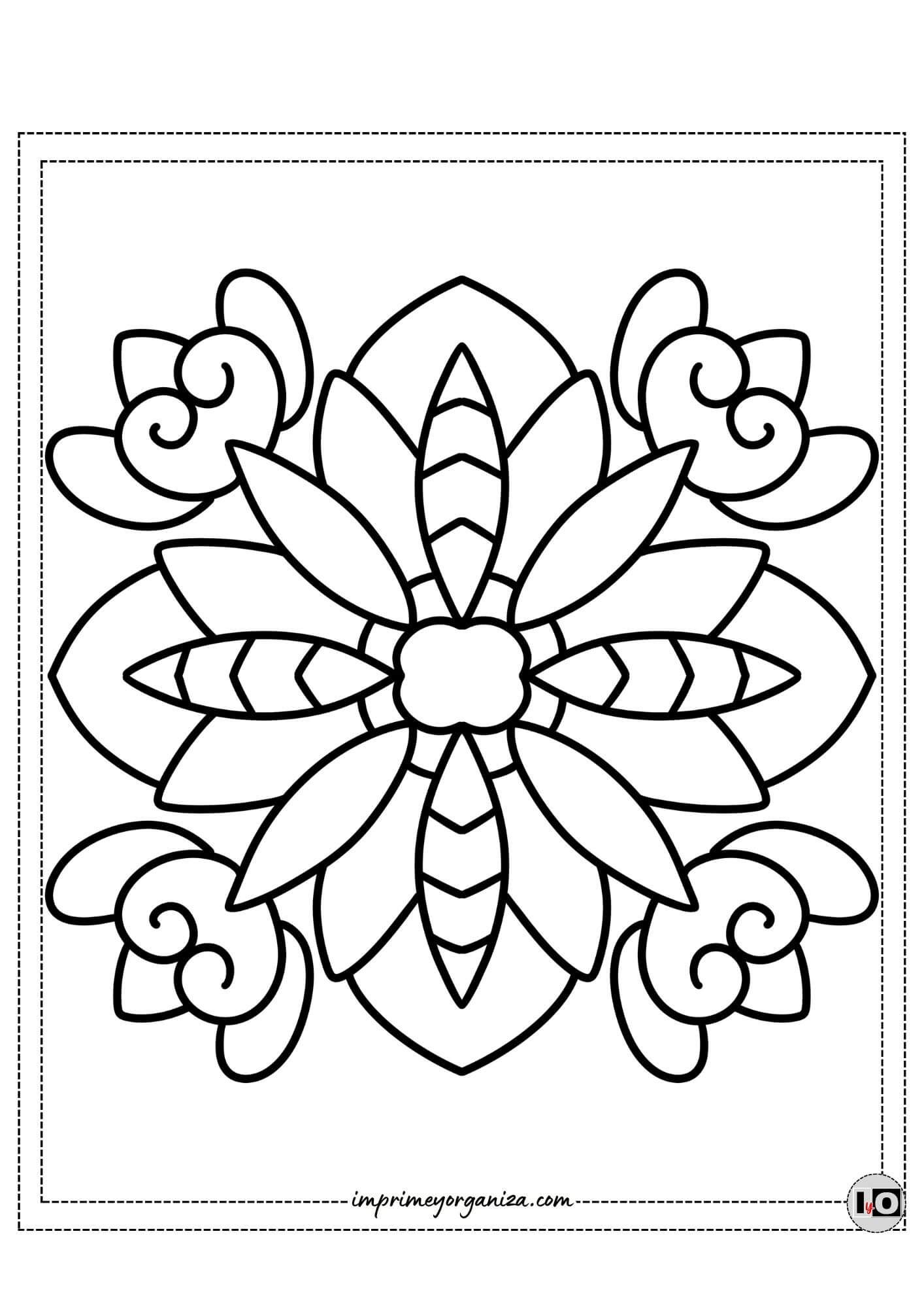 Mandala fácil 7
