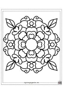 Mandala fácil 8