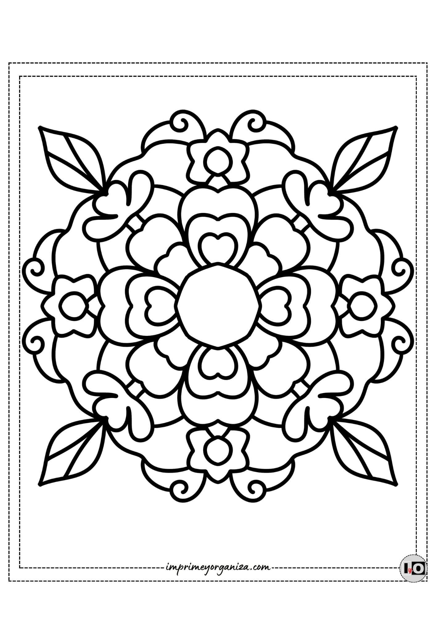 Mandala fácil 8