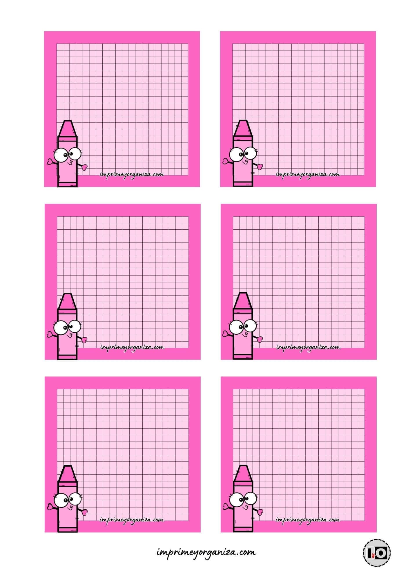 Memo Pad Crayola Rosa
