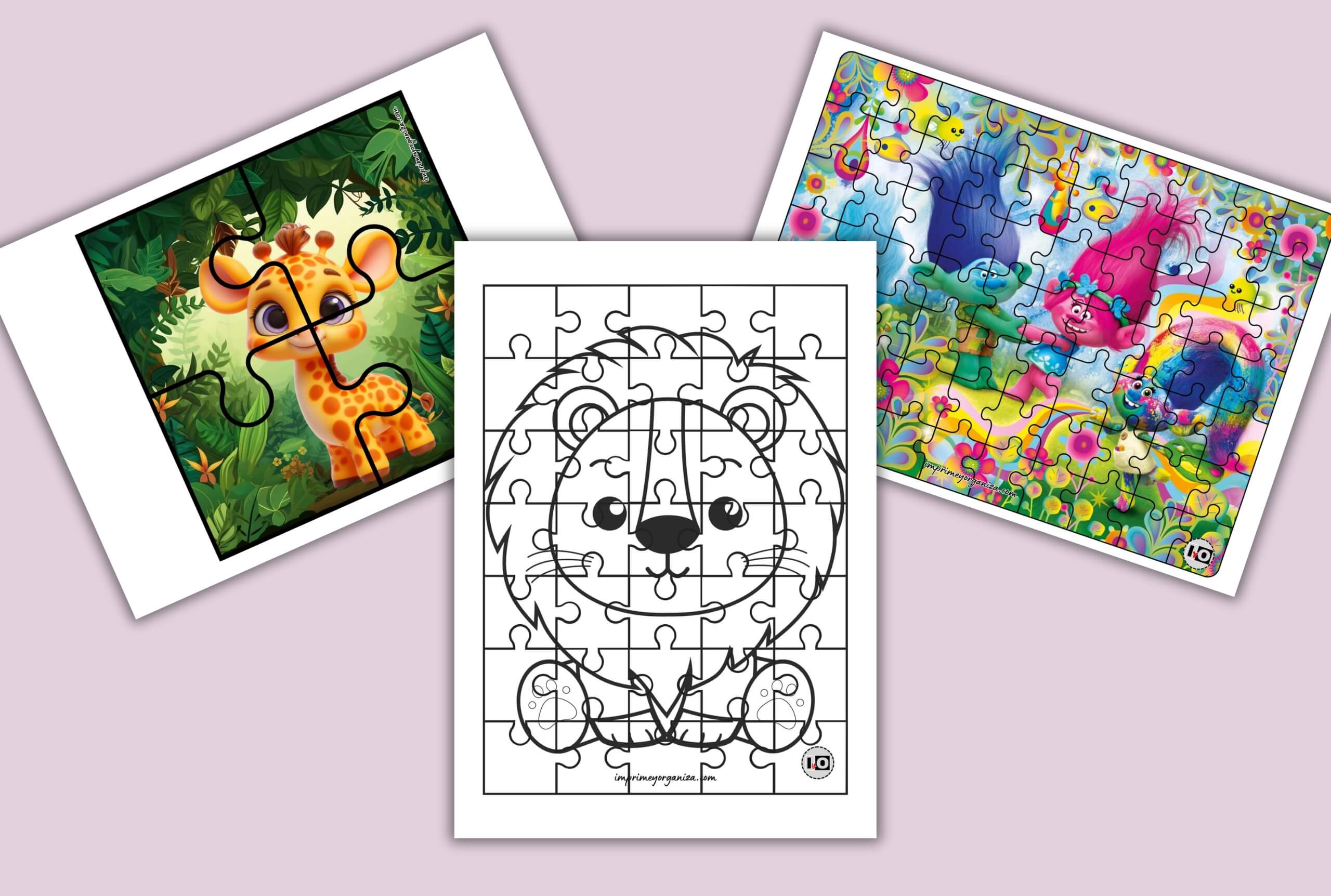 puzzles para imprimir y armar gratis