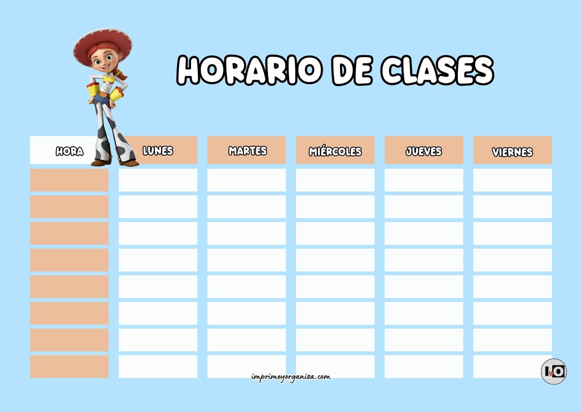 Horario de clases Jessie