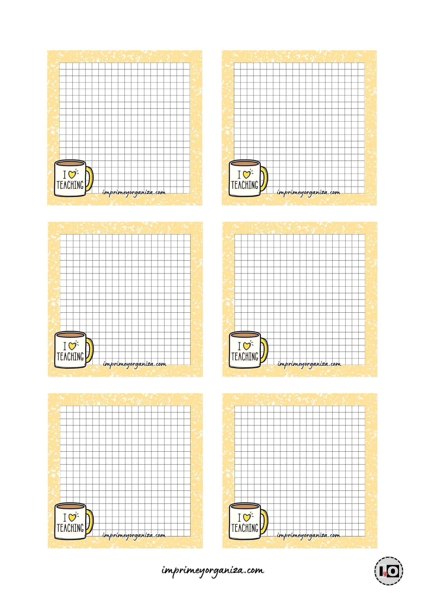 Memo Pad Composition Amarillo