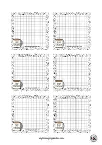 Memo Pad Composition Blanco