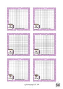 Memo Pad Composition Lila