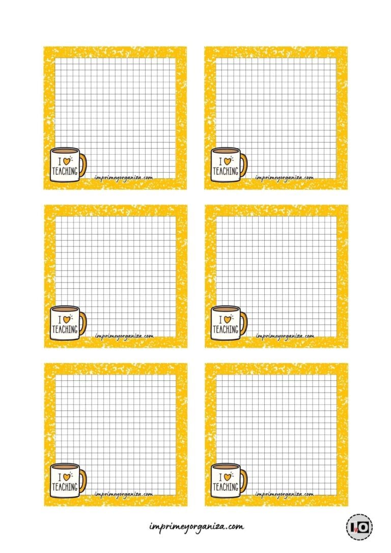 Memo Pad Composition Naranja