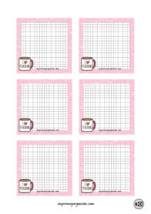 Memo Pad Composition Rosa