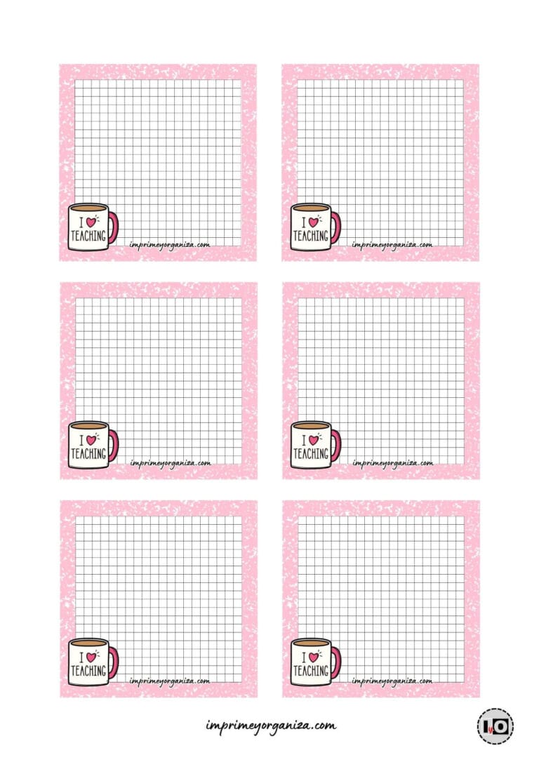Memo Pad Composition Rosa