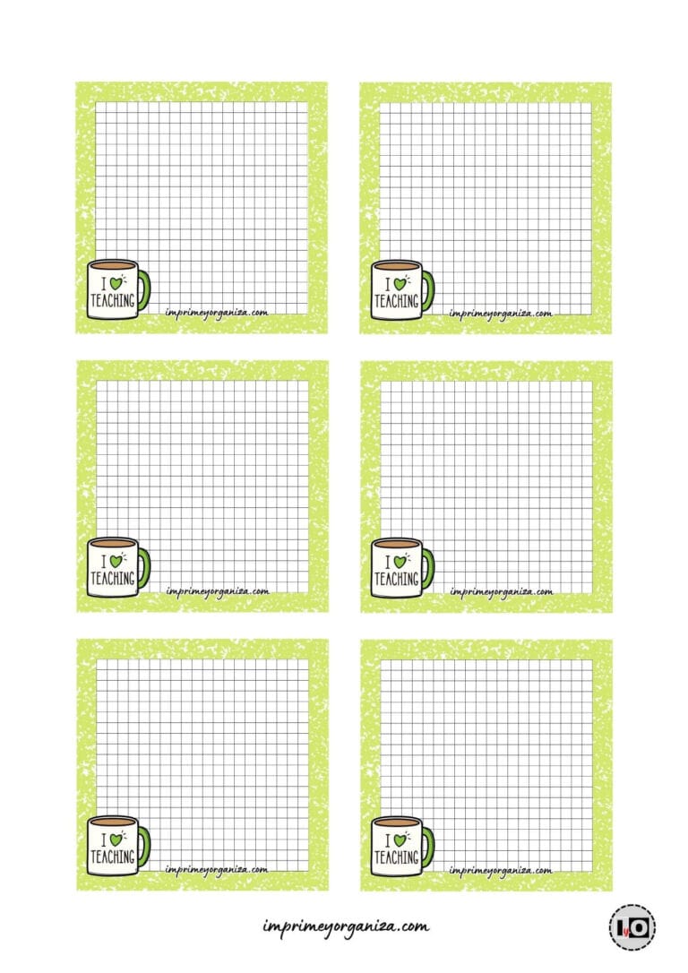 Memo Pad Composition Verde