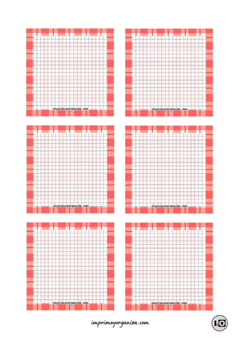 Memo Pad Rojo