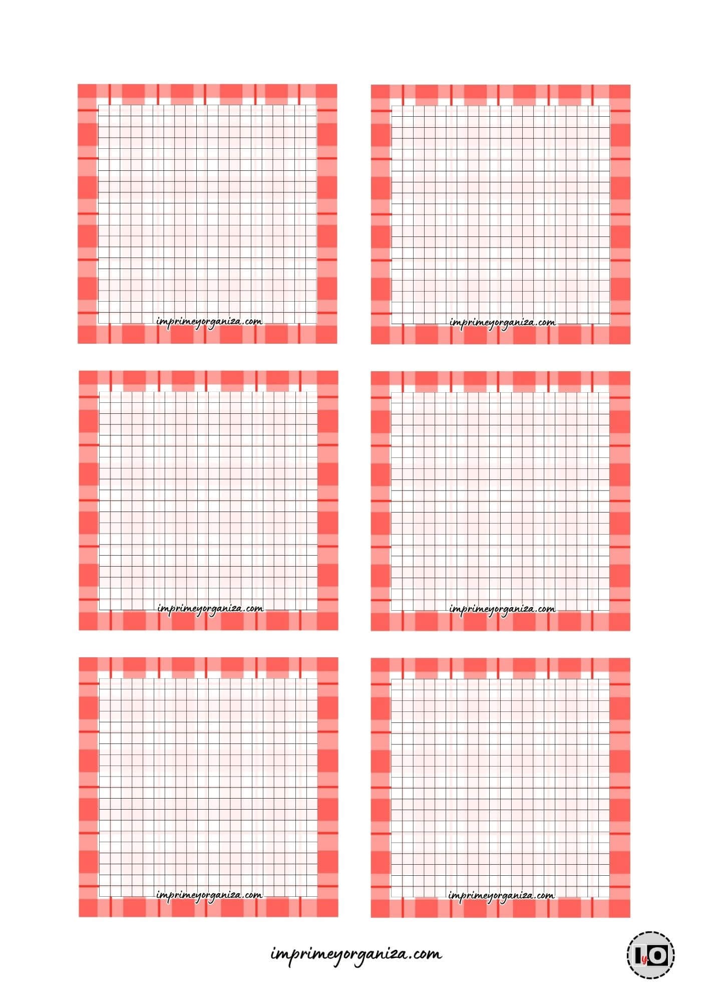 Memo Pad Rojo