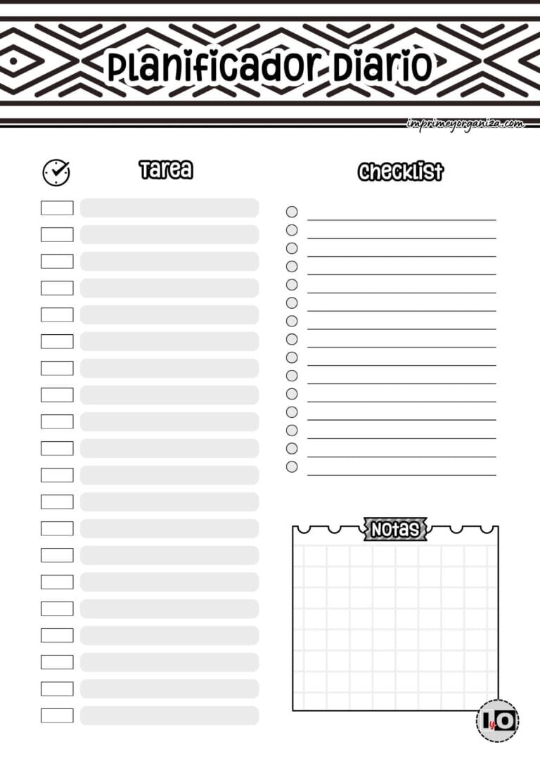 Planificador Diario Tribal