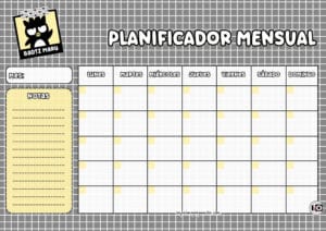 Planificador Mensual de Badtz Maru