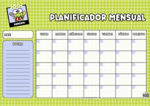 Planificador Mensual de Keroppi