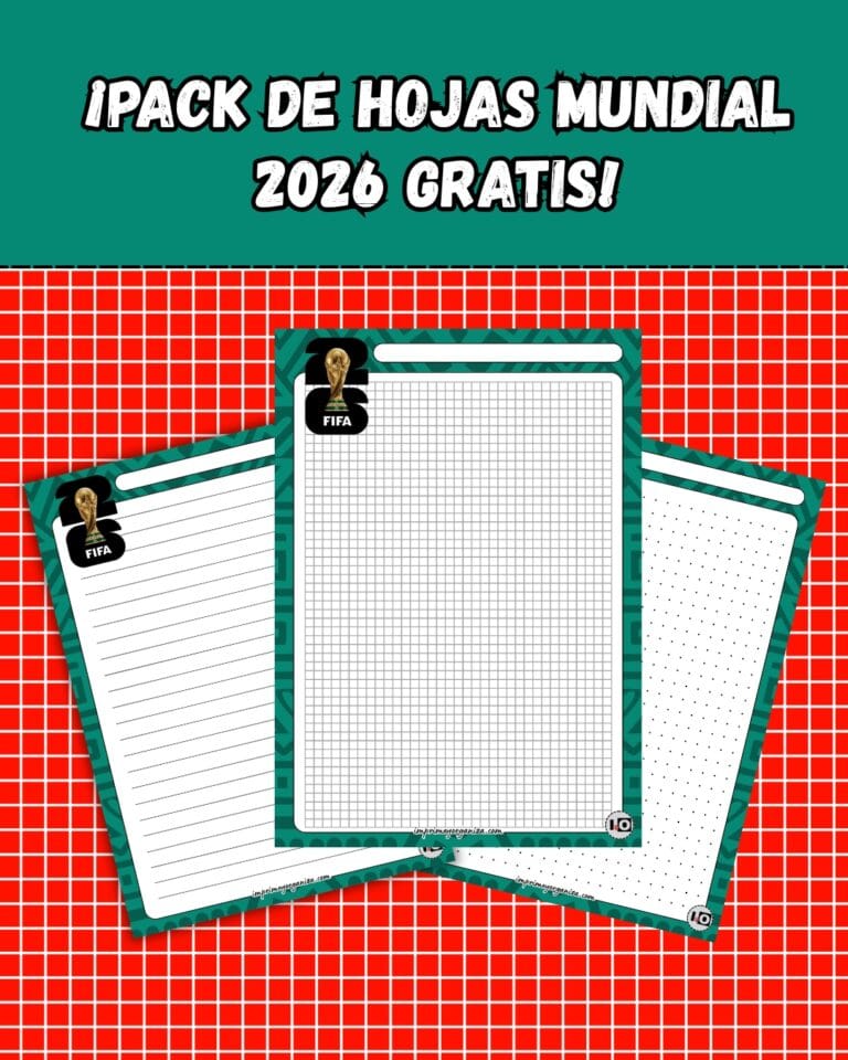 pack de hojas del mundial