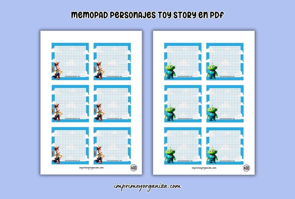 memopads toy story
