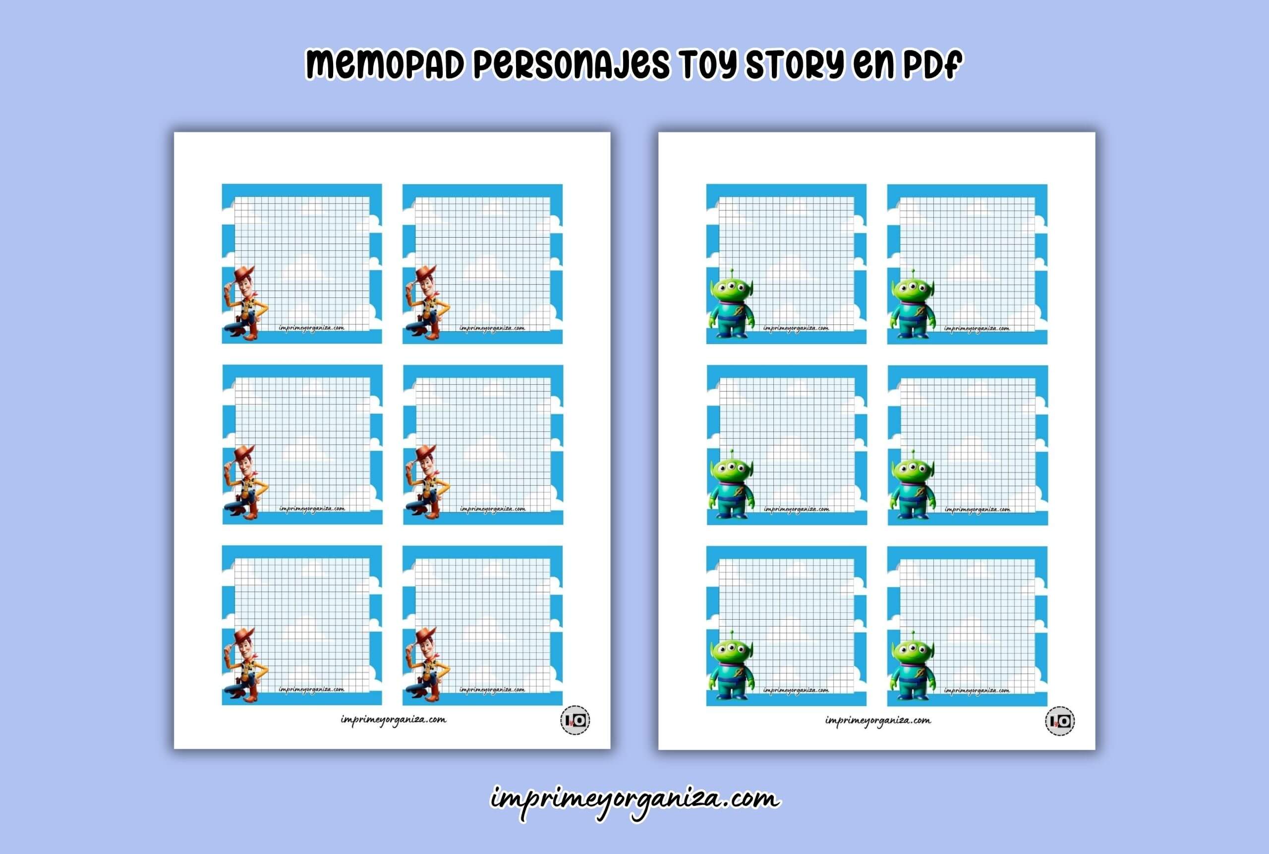 memopads toy story