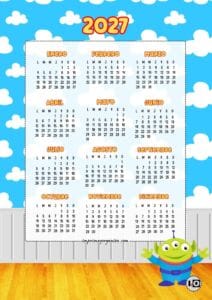 Calendario 2027 Marcianito