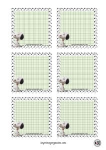 Memo Pad Snoopy