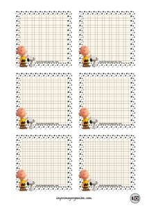 Memo Pad Snoopy y Carlitos