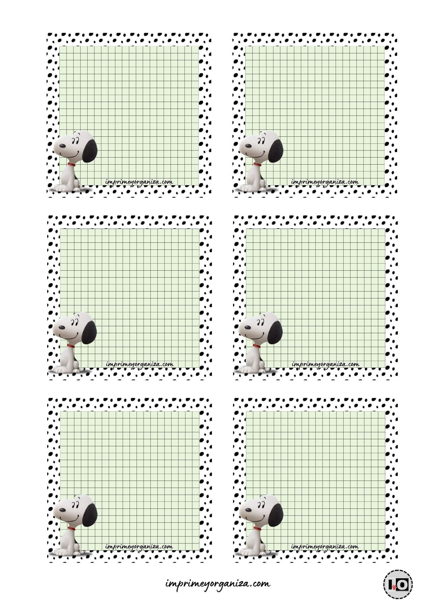 Memo Pad Snoopy