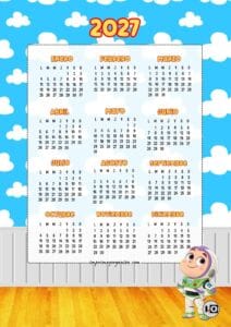 Calendario de 2027 Buzz