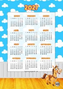 Calendario de 2027 Perdigón
