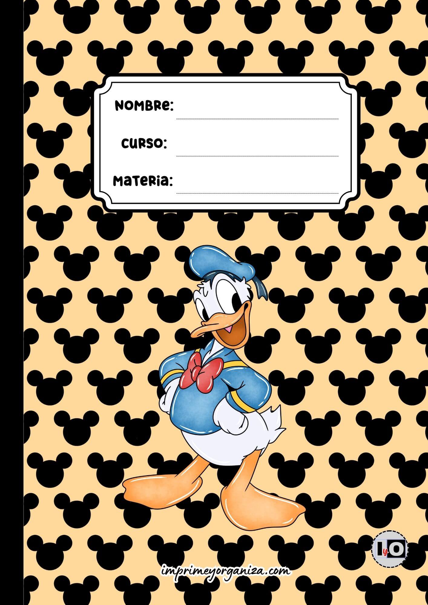 Portada y contraportada Donald