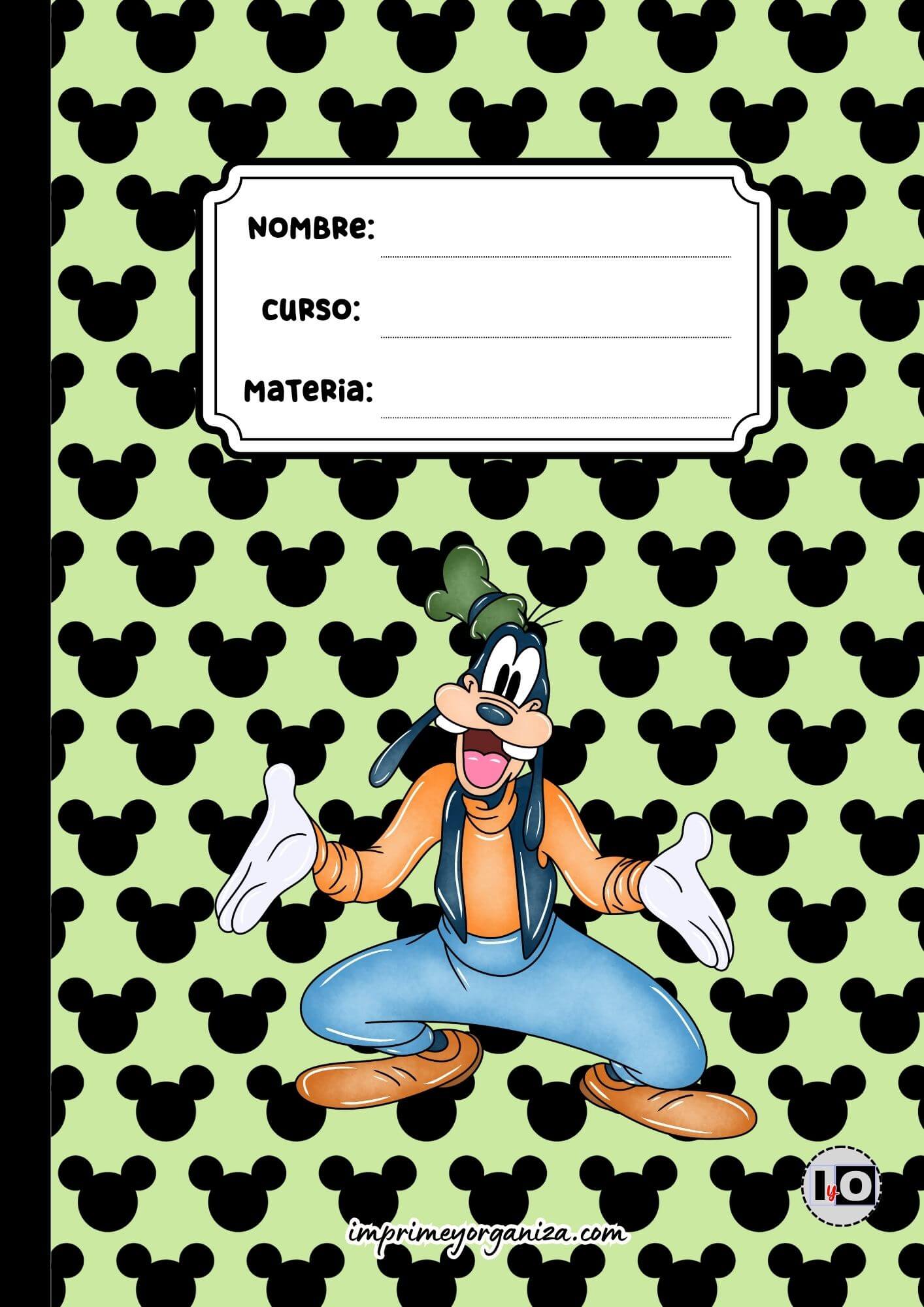 Portada y contraportada Goofy