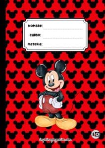 Portada y contraportada Mickey