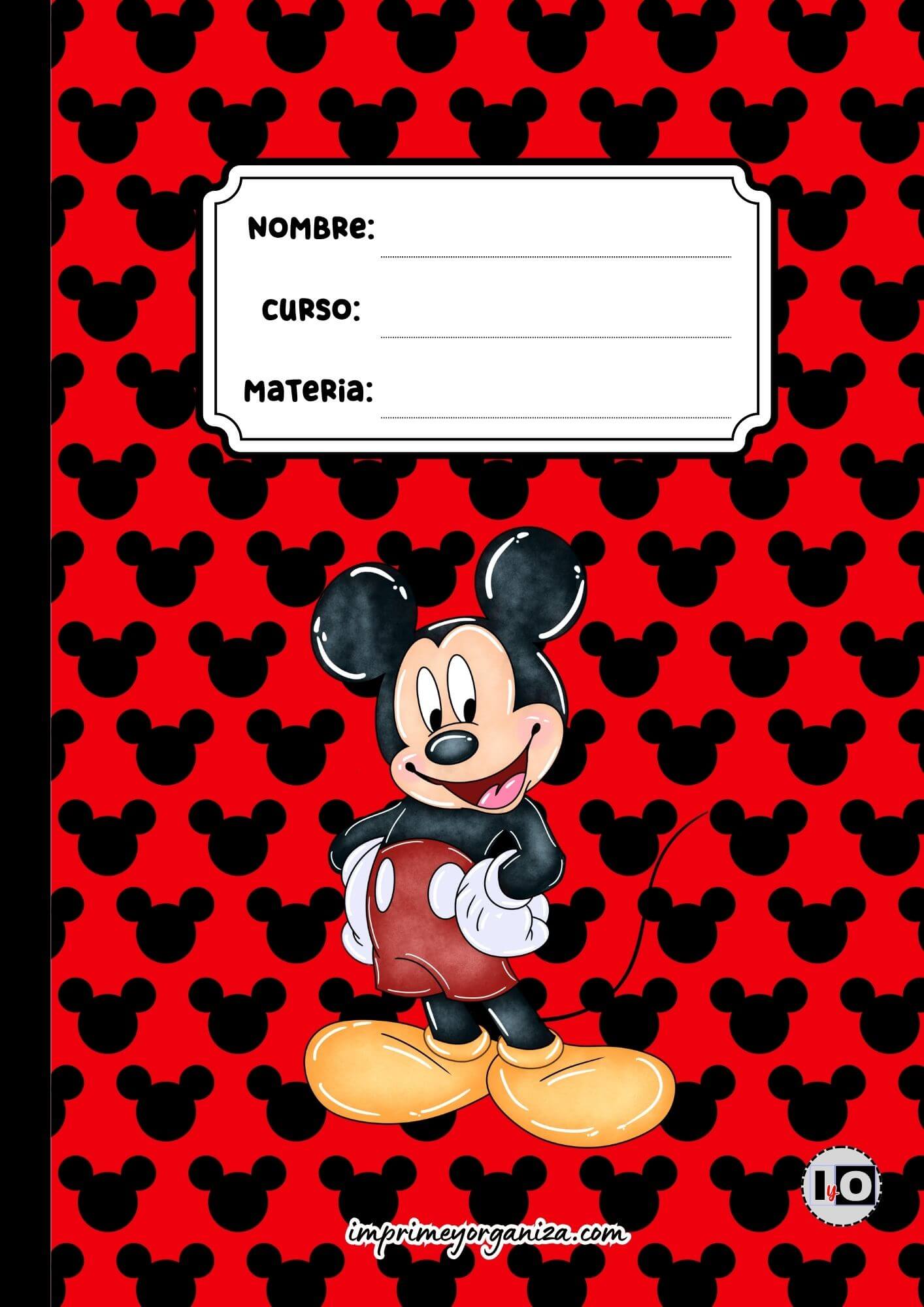 Portada y contraportada Mickey