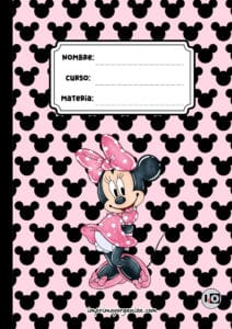 Portada y contraportada Minnie