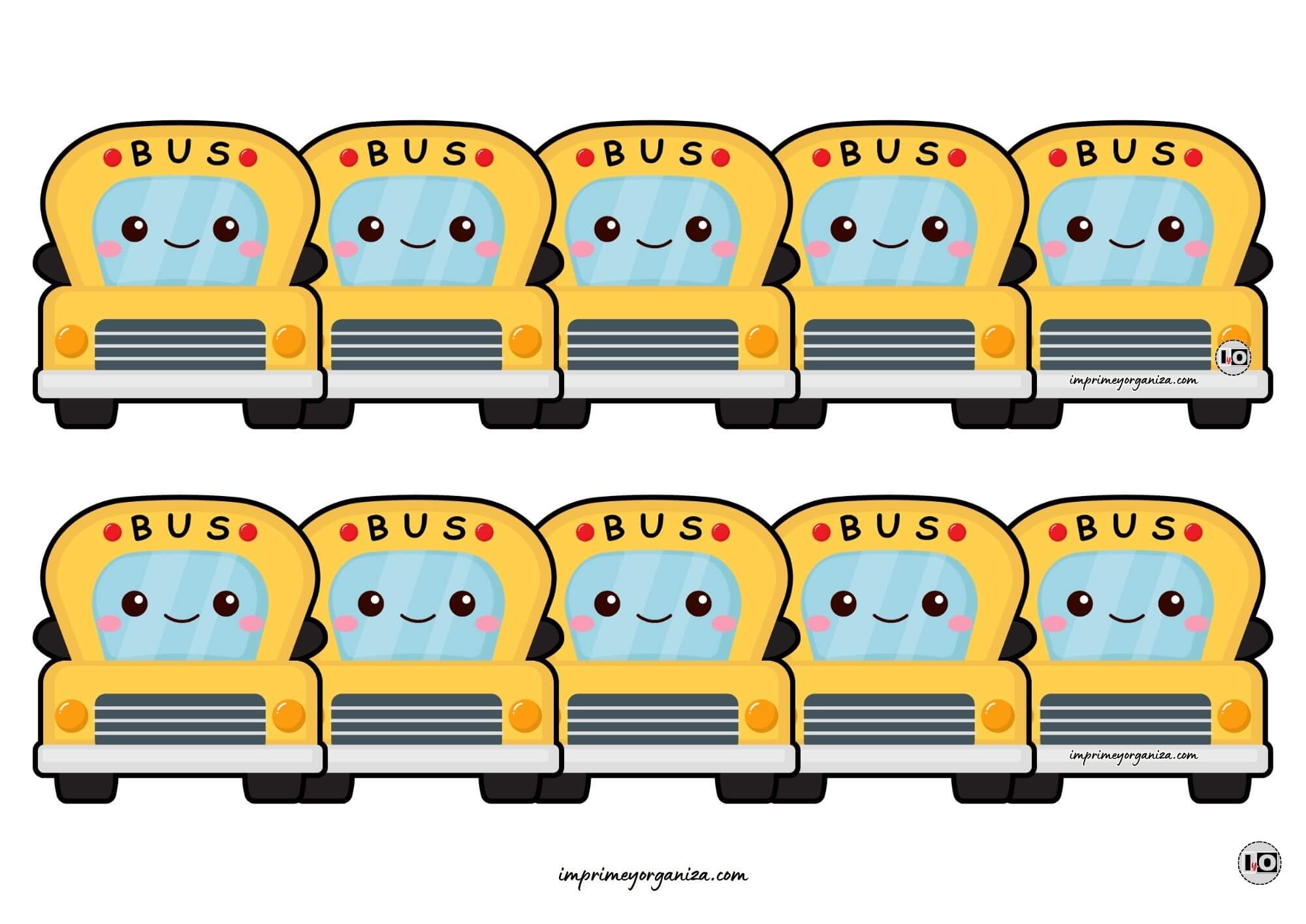Cenefa autobuses pizarrón