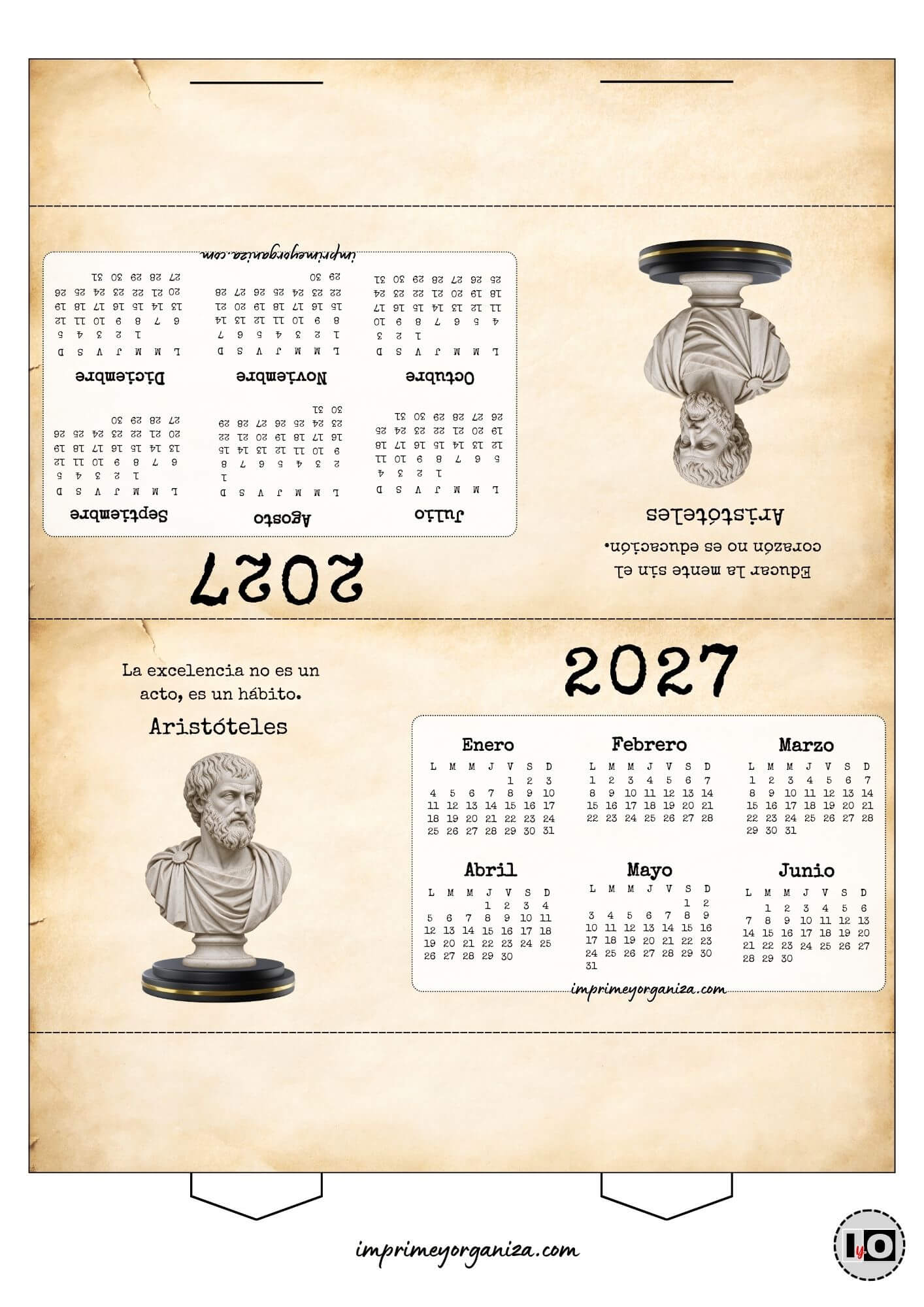 Calendario Carpa 2027 Aristóteles