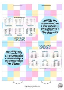Calendario Carpa 2027 Camino a la Cima