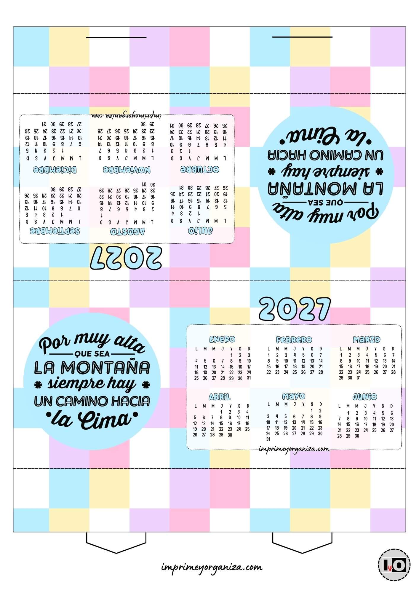 Calendario Carpa 2027 Camino a la Cima